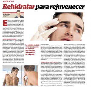 rehidratar para rejuvenecer